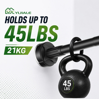 YIJIALE Pabrik Berpengalaman 13 Tahun Grosir Batang Pengering Pakaian Balkon 25mm Twist Lock 0.95-1.5m Heavy Duty Pemasangan Tanpa Bor