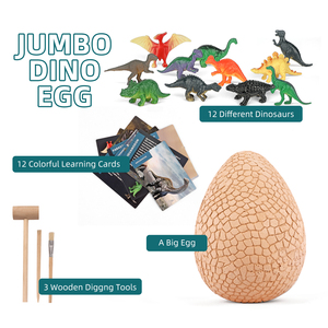 Conjunto de brinquedos do dinossauro, kit de cavação para ovo dino mage e escavação educacional, certificado cpc - Product Image 2