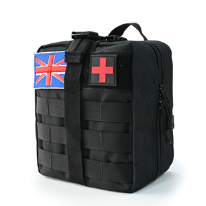 Trousse d'urgence haute capacité trousse de premiers soins tactique outils de survie en plein air d'urgence pochette molle IFAK pour camping randonnée - Product Image 5