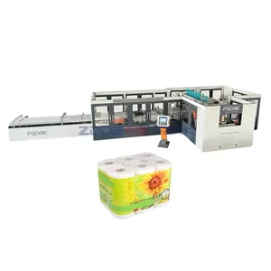 Machine d'emballage de papier hygiénique FEXIK 180 pcs équipement d'emballage de serviettes de cuisine