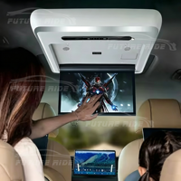 Téléviseur de plafond Denza D9 15,6 pouces avec écran tactile 4G WiFi et commande vocale arrière – Accessoire de luxe pour l'amélioration de l'intérieur