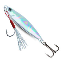 Vente en gros 7g 10g 15g 20g 3D Eyes métal VIB leurres de pêche appâts de pêche artificiels avec paillettes et 3 crochets matériel de pêche