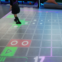 Système de projection interactive au sol en réalité augmentée pour parc d'attractions en métal Sqarcade, jeu de puzzle pour enfants