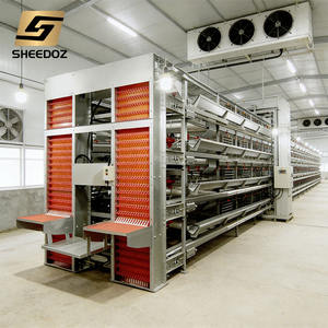 Cages d'élevage de volailles galvanisées en promotion – Cages de batterie H-type pour poules pondeuses – Cage d'élevage <span class=keywords><strong>automatique</strong></span> pour poulets - Product Image 3