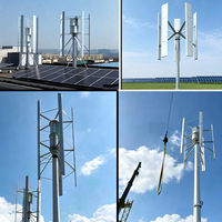 Offre groupée : Générateur éolien de type H 5 kW + contrôleur intelligent, turbine à axe vertical à faible bruit pour ferme