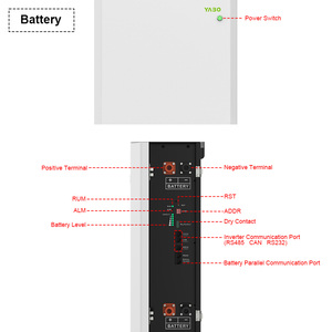 Tecnología Lifepo4 precio al por mayor inversor fotovoltaico solar todo en uno 48V 5kwh 100ah Paquete de batería <span class=keywords><strong>para</strong></span> almacenamiento de energía - Product Image 5