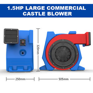 सुपर पावर 1500w 1.5hp बाउंस हाउस एयर ब्लोअर पोर्टेबल 2hp एयर ब्लोअर, स्विमिंग पूल के लिए - Product Image 2