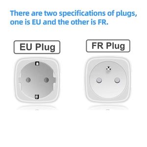 Prise intelligente Matter EU/<span class=keywords><strong>FR</strong></span>/Russie compatible Google <span class=keywords><strong>Apple</strong></span> Home SmartThings avec mesure de consommation d'énergie, commande vocale à distance et minuterie 16A - Product Image 3