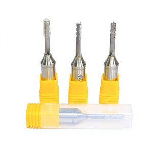 Fraise droite TCT à 3 dents 12.7530, pour l'industrie de la signalétique et de la publicité aux États-Unis, outil de découpe en carbure pour acrylique et PVC - Product Image 1