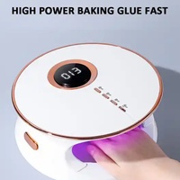 Nouvelle conception 2024, lampe à ongles efficace 168W, séchage rapide du vernis à ongles en gel, avec plateau amovible, lampe UV pour ongles à usage professionnel pour femmes