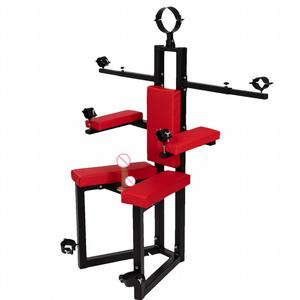 BANSEY Banc de soumission pour fessées avec menottes pour le cou, les poignets et les chevilles, Sedia bondage Kniebank, Mobilier de bondage pour adultes - Product Image 6
