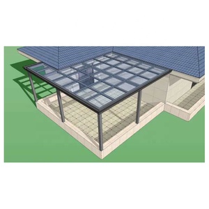 Venta caliente Blacony Patio-Apoyo pérgola cubiertas de policarbonato de aluminio garaje - Product Image 2