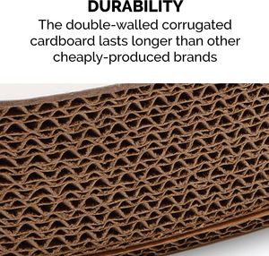 <span class=keywords><strong>3</strong></span>-в-1 интерактивная игрушка для кошек, круглая форма, Когтеточка с деревянным шариком, Классический Рождественский картон - Product Image 3