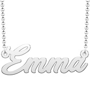 Collier en argent Sterling 925 personnalisé, plaque avec nom, collier cadeau pour femme, à faire soi-même