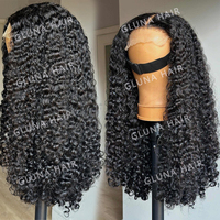Perruque frontale en dentelle HD 13x6 de 30-40 pouces, cheveux bouclés birmans, densité 250, cuticules alignées, perruques brutes en cheveux humains, vente en gros