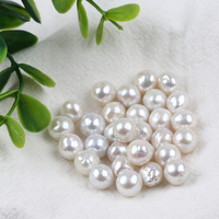 Perles d'eau douce naturelles blanches Edison de 8 à 9 mm, perles en vrac