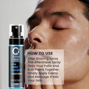 OZUO - Spray <span class=keywords><strong>de</strong></span> Colonia para Después del Afeitado, Personalizado, <span class=keywords><strong>de</strong></span> Marca <span class=keywords><strong>de</strong></span> <span class=keywords><strong>Lujo</strong></span> para Hombre, Calma el Enrojecimiento, Hidratante, con Logotipo <span class=keywords><strong>de</strong></span> Marca Privada - Product Image 3