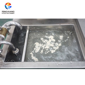 Lavadora de Tanques Inclinables con Ozono y Ultrasonido, Equipo para Lavar Pescado y Carne de 300-500 kg/h - Product Image 4