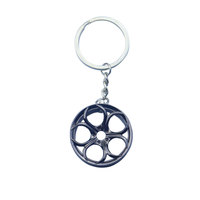 Porte-clés personnalisé avec logo, ensemble de pièces automobiles, piston, disque de frein, rotor, porte-clés en métal pour cadeau promotionnel