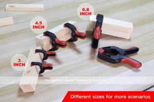 Hard Plastic A-Shape Woodworking <b>Clip</b> Hand Screw <b>Clamp</b> Fixing <b>Clamp</b> Cock Spring <b>Clamps</b> Set DIY Tools Grip - Product Image 2