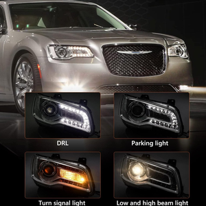 Nouveau phare avant LED OE AURON 32V 6000K 60W 6000 Lumens à faisceau bas pour Chrysler 300C 2011-2014 Vente en gros - Product Image 4