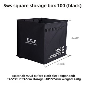 Große taktische Aufbewahrung tasche mit einer Kapazität von 10l und tragbarer, zusammen klappbarer Aufbewahrung sbox für Mülleimer und Camping für das Management von Ausrüstung und Ausrüstung im Freien - Product Image 5