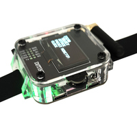 DSTIKE Deauther Watch Z ESP8266+ATmega32u4 WiFi+BadUSB Development Board dengan Baterai 1000mAh Terpasang untuk Pengujian WiFi