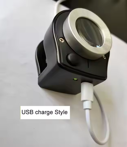 Loupe Loupe de lentille en verre optique Loupe 6 LED UV 30X Timbres de pièces Bijoux <span class=keywords><strong>Mini</strong></span> Loupe de compteur de fil - Product Image 4