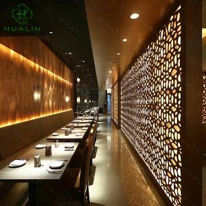 KHÁCH SẠN chủ đề Nhà Hàng phân vùng trang trí nhà hàng phân vùng màn hình hualin phong cách hiện đại phân vùng nhà hàng trang trí - Product Image 1