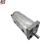 Zhengquan CBN-F304/304 Usine de pompes à engrenages doubles en stock Pompe de transfert d'huile hydraulique à haute pression à cannelure/à arbre plat/court