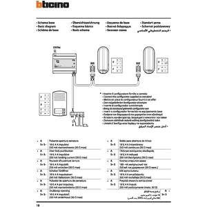Bticino Line 2000 - Kit de videoportero de audio de 2 hilos para dos familias, IP54, de plástico, con cable, fácil instalación - Product Image 4