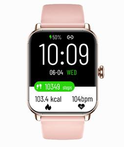 1.83 "IPS màn hình thông minh đồng hồ Android hoạt động hệ thống IP67 không thấm nước tập thể dục Tracker Heart Rate ngủ màn hình ứng dụng vuông - Product Image 5