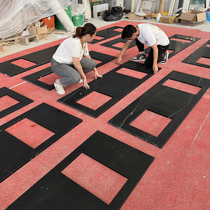 Mặt Bàn Nhà Bếp Hiện Đại Sang Trọng Nero Marquina Mặt Bàn Đá Cẩm Thạch Màu Đen Mặt Bàn Trang Điểm Nhà Bếp Phòng Tắm Mặt Bàn Bếp Mặt Bàn - Product Image 6