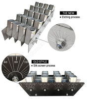 Support de feux d'artifice en aluminium de 2 pouces pour 15, 21, 30, 40 coups, pour fusées à tir unique, bougies romaines, fontaines, tubes de mortier