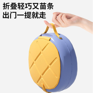 Inodoro Portátil Plegable Premium para Bebés QH 8005 para Viajes y Camping, 0-12 Meses, Material PPPVC - Product Image 1