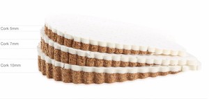 Semelle intérieure <span class=keywords><strong>en</strong></span> mousse à mémoire de forme, talonnettes rehaussantes <span class=keywords><strong>en</strong></span> latex, inserts de talon confortables pour chaussures plus hautes, coussinets de talon <span class=keywords><strong>en</strong></span> liège - Product Image 4