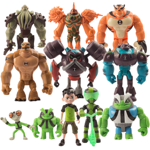 Set di 9 <span class=keywords><strong>Action</strong></span> <span class=keywords><strong>Figure</strong></span> di Supereroi Personalizzate, Scatola Misteriosa con Mostri Alieni, Modellini di Personaggi dei Cartoni Animati Classici per Bambini - Product Image 1