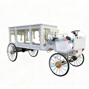 Coche Fúnebre Americano de Lujo, Blanco, de Acero y Cuero, con Columna Romana Eléctrica, <span class=keywords><strong>Transporte</strong></span> Especial - Product Image 2