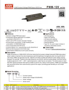 Prix bas, driver LED dimmable 12V série <span class=keywords><strong>PWM</strong></span> Meanwell d'origine - Product Image 3