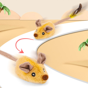 Jouet en peluche pour chat, souris électrique sans fil de simulation, jouet interactif amusant pour animaux de compagnie, jouet de chasse pour chat - Product Image 6