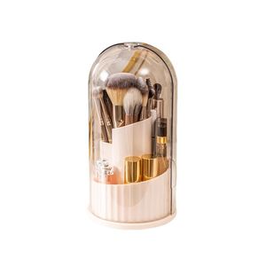 Vilscijon <b>Makeup</b> Brush Storage Tube Rotating Dustproof Cosmetic Organizer Lipstick Eyeshadow Holder Desktop Storage <b>Box</b> - Product Image 5