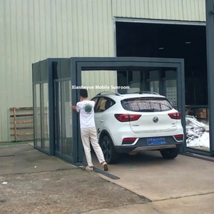 Chỗ đậu xe ô tô đa năng hiện đại, mái che bằng hợp kim nhôm, kiểu kéo đẩy, có thể làm phòng tắm nắng - Product Image 3