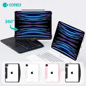 Coteci roated máy tính bảng Bàn phím trường hợp đối với <span class=keywords><strong>iPad</strong></span> không khí 4 5 gen 10.9 11 13 inch M2 M3 <span class=keywords><strong>iPad</strong></span> Pro 12.9 11 13 inch M4 2 3 4 gen - Product Image 1
