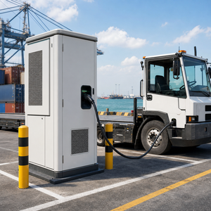 สถานีชาร์จรถยนต์ไฟฟ้าแบบเร็วพิเศษ 40kW-120kW ดีไซน์ความจุสูงแบบรวมในตัว รองรับ CCS2 OCPP กำลังไฟสูง - Product Image 5