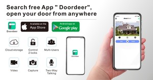 Điện thoại thông minh điều khiển video <span class=keywords><strong>intercom</strong></span>, 2 dây wifi căn hộ video cửa điện thoại thông minh chuông cửa kiểm soát truy cập hệ thống - Product Image 3
