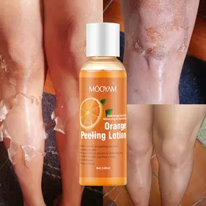 Gel Pengelupasan Susu Ringan, Gel Losion Pengupas Kulit Jeruk Susu Badan