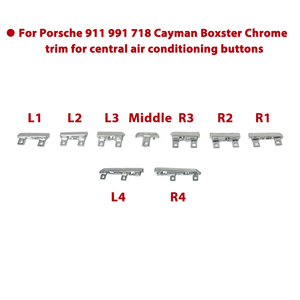 Kit Pulsanti Console Centrale Aria Condizionata Ricambi Auto per Porsche 911 991 718 981 982 Boxster Cayman 9P1 <span class=keywords><strong>907</strong></span> 039/982 <span class=keywords><strong>907</strong></span> 039 - Product Image 4