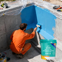 Peinture d'étanchéité bicomposante pour piscines, résistante à l'immersion à l'eau sur le long terme, avec options de couleurs personnalisées