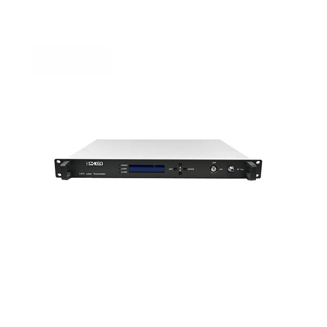 Hengchi 1550nm 7dBm CATV Optical Transmitter with SC/FC/LC/ST Connectors for Digital TV 10km Transmission Distance SNMP Function