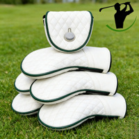 Housse de club de golf en cuir PU écologique, imperméable, avec logo personnalisé, fabriquée en usine |   Accessoires de golf en gros directement de l'usine